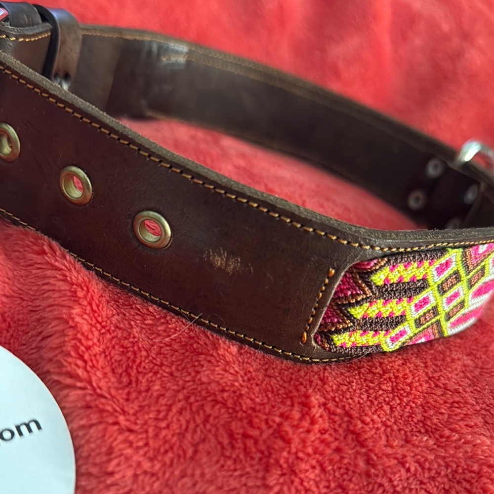 Genuine Leather Dog Collar - Picture 4 of 11